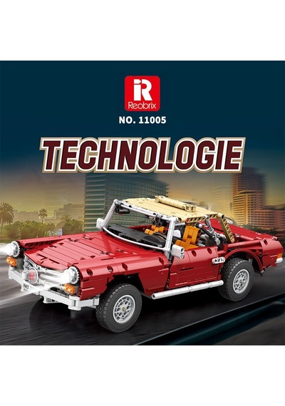 Reobrix Technic 11005 Mercedes Benz 280sl Araba Yaratıcı Yapı Blok Seti Building Blocks - 1578 Parça