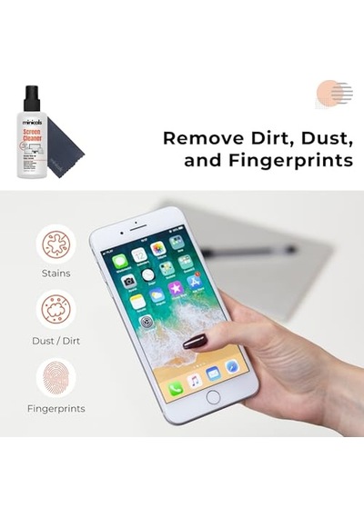 Telefon, Tablet Ve Bilgisayar İçin Ekran Temizleyici Sprey &amp Mikrofiber Bez 100ml
