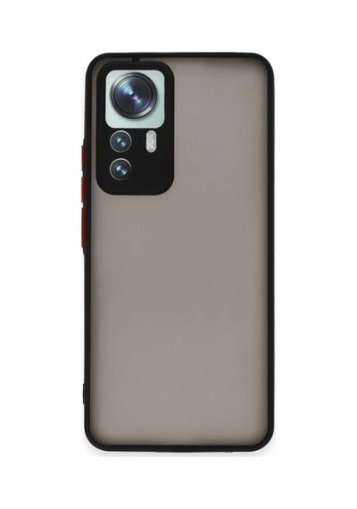 Xiaomi Mi 12t Pro Kılıf Montreal Silikon Kapak - Siyah 0.2M-Çok Renkli