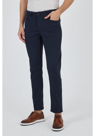İmza Koyu Lacivert Pamuklu 5 Cep Casual Slim Fit 5 Cep Pantolon 1003250318 Koyu Lacivert İmza Koyu Lacivert Pamuklu 5 Cep Casual Slim Fit 5 Cep Pantolon 1003250318 Koyu Lacivert
