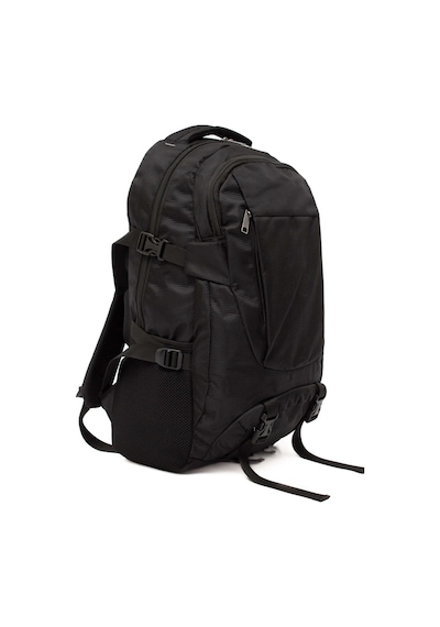 Kaff Siyah Unisex Suya Dayanıklı Ortopedik Çok Gözlü Kamp Trekking Yürüyüş Dağcı Sırt Çantası