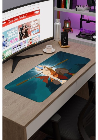 Avatar Son Hava Bükücü Dikişli Kauçuk Oyuncu Mousepad V5 - 70x30 Xl Gaming Mouse Pad