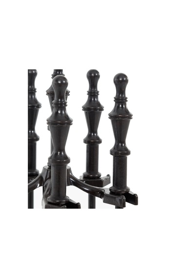 Classıc Black Şömine Aksesuar Seti 80cm