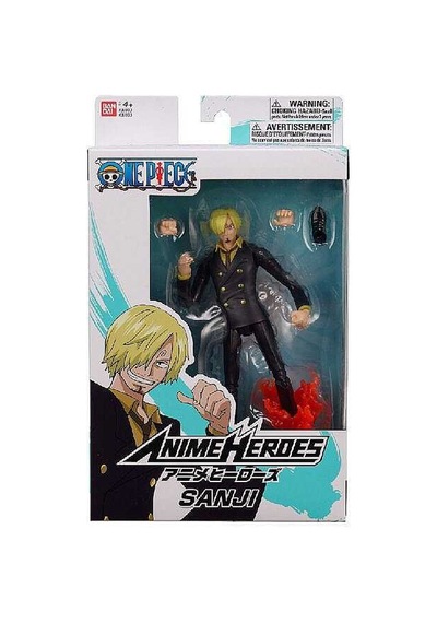 Bandai 16 Cm Sanji Poz Verilebilir Figür - Anime Heroes One Piece Serisi 36993