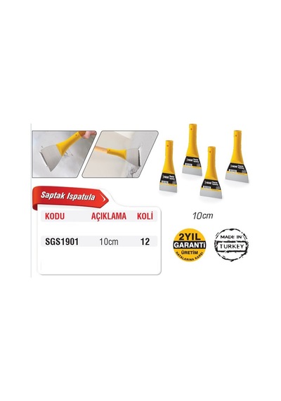 Sgs Saptak Ispatula 10 CM Sgs1901