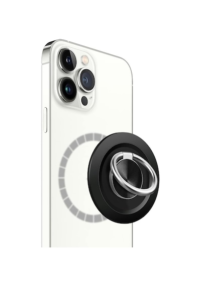 Ayrex Buff, Manyetik Yüzük Tutucu Bl25, Stand, Selfie Yüzüğü, Siyah