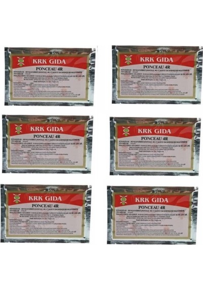Krk Gıda Kırmızı Toz Gıda Boyası 6 x 9 G