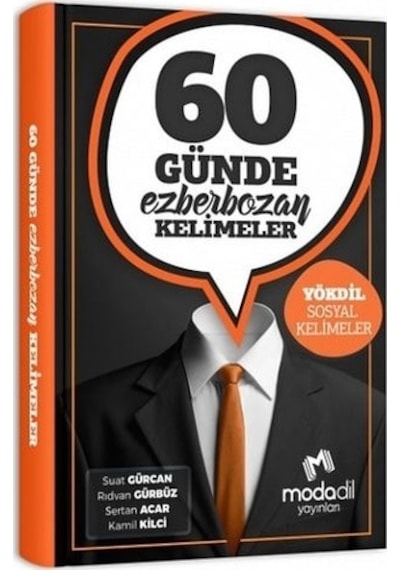 Modadil Yayınları Yökdil Sosyal 60 Günde Ezber Bozan Kelimeler- Modadil Yayınları