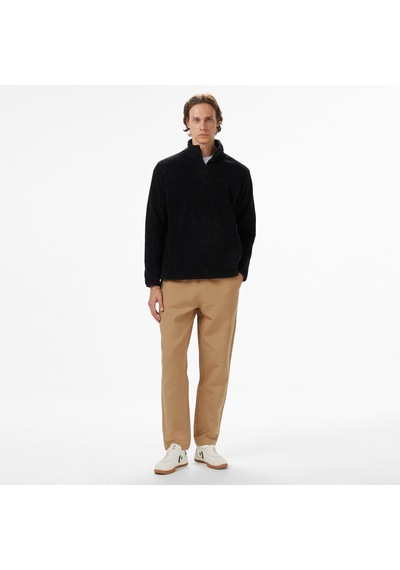 United4 Unıted4 Erkek Siyah Half Zip Sweatshirt Romeo SiYAH