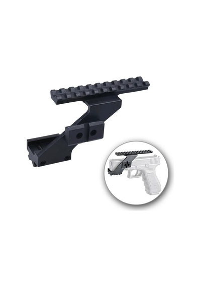 Taktik Aksesuar Silah Aparatı Optik Tutucu Tabanca Kapsamı Ray Montajı 22mm Picatinny Üst Alt Ray