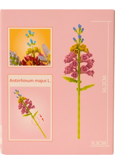 Building Block Flower 150 Parça Çiçek Aslanağzı