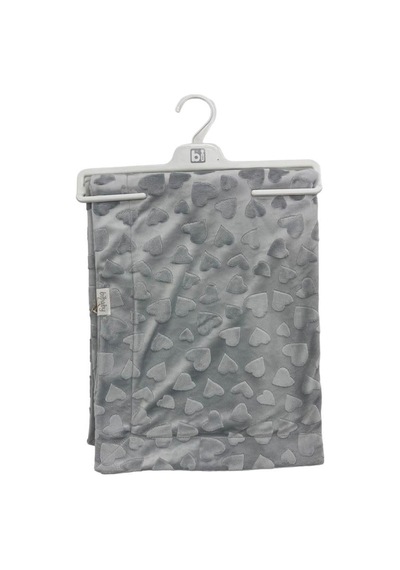Nessiworld Nessiworld Bibaby Jacquard Heart 82x90 Battaniye 64727 Gri-39094