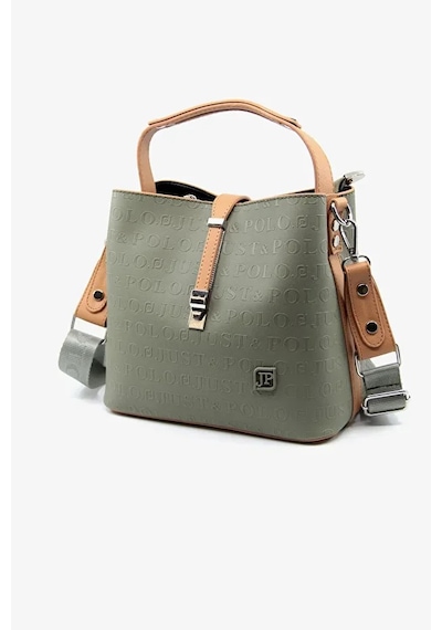 Just Polo Kadın Orta Boy Ayarlanabilir Askılı Şık El & Omuz Çantası Shoulder Bag Yeşil