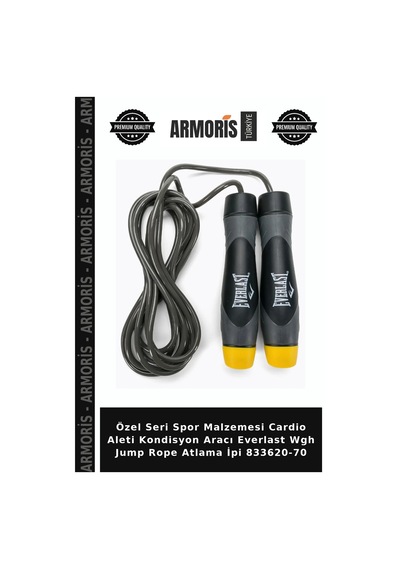 Özel Seri Spor Malzemesi Cardio Aleti Kondisyon Aracı Everlast Wgh Jump Rope Atlama İpi 833620-70 Çok Renkli