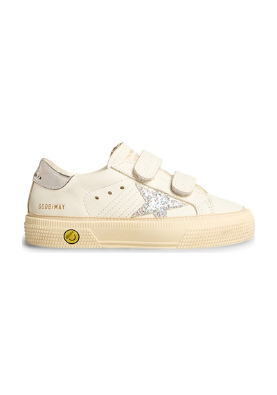 Golden Goose Çocuklar Için Deri Spor Ayakkabılar Beyaz