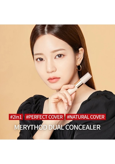 Merythod Dual Concealer 01 Pure Ivory - Çift Uçlu Kapatıcı Stick Ve Likit