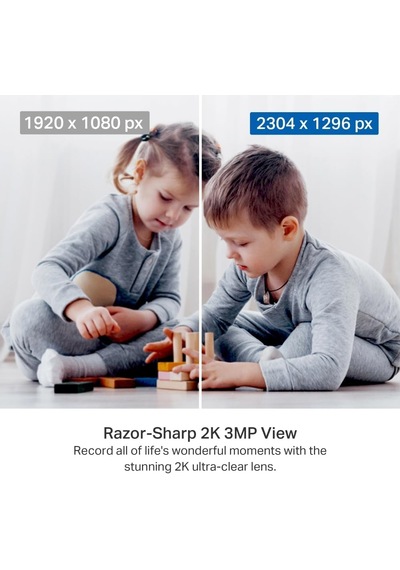 Tp-link C211 2k 3mp Yatay Ve Dikey Ev Güvenliği Wi-fi Kamerası