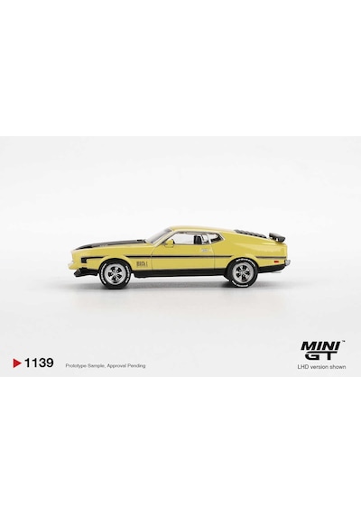 Mini Gt 1139 1/64 Ford Mustang Mach1 Grabber Yellow