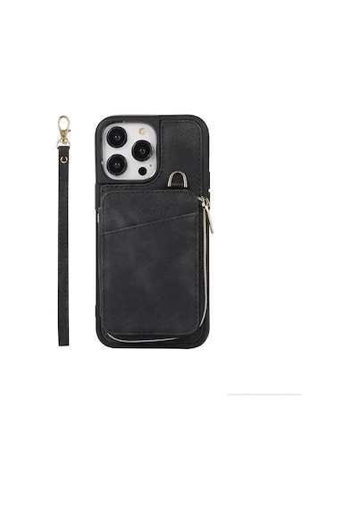 Teleplus Apple Uyumlu iPhone 16 Pro Max Kılıf Kartlıklı El Askılı H35 Kılıf