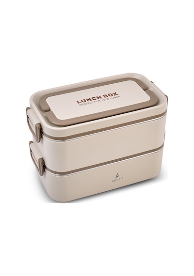 Aryıldız Bento Lunch Box Beige 2000 Ml. Bej