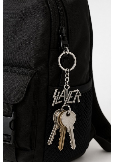 Slayer Logo Metal Anahtarlık Heavy Metal Müzik Temalı Anahtar Aksesuarı