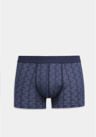 Colin's Colins Trunk Fit Baskılı Erkek Lacivert Boxer Cl1081531 Q1.v2 Nav