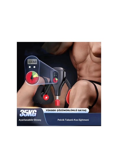 Bacak Kas Aleti Kalça Sıkılaştırıcı Kegel Egzersiz Aleti 10-35kg Direnç Pelvik Kas Antrenman Cihazı