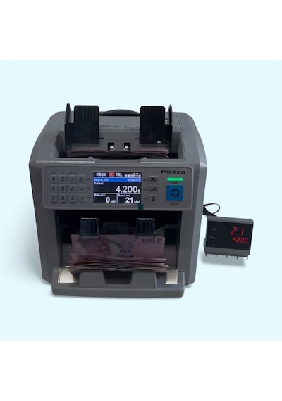 Gofix Ps220 Karışık Para Sayma Makinesi 120 Ülke Destekli