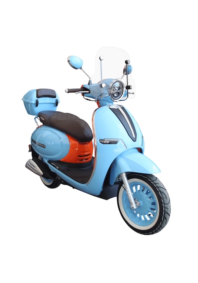 Arora Cappucino S 50 Cc Euro 5 Motosiklet Mavi-turuncu