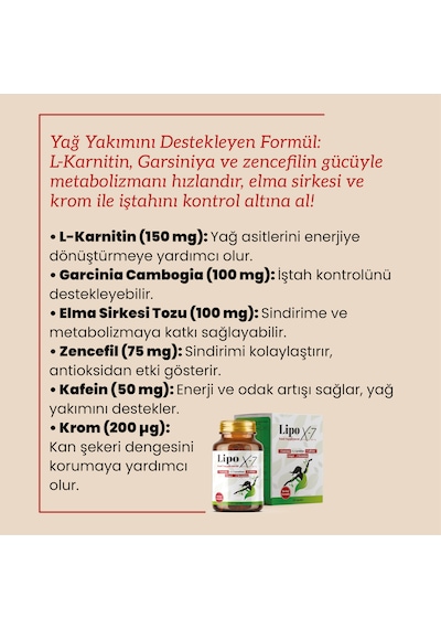 Lipox-7 Food Supplemet 30 Kapsül Aromasız