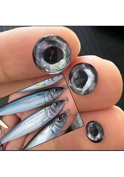 3d Göz - 3 Mm - Jig Rapala Kaşık Silikonlar Için Yapay Göz - 50 Adet