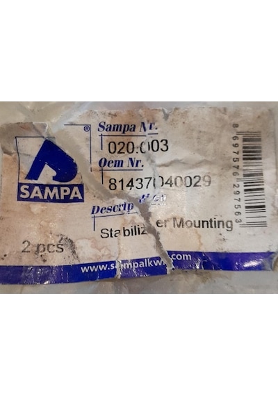 SAMPA MAN M90 L2000 M2000 YATAK, DENGE KOLU 81437040029