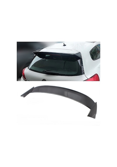 Vw Scirocco 2008-2014 Plastik Parlak Siyah Spoiler