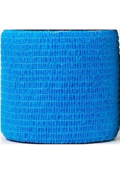 Tules Kendinden Yapışkanlı Coban Bandaj Mavi 5 CM x 4.5 M 12 Adet