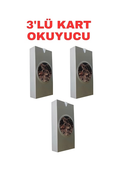 Sr-209 Mf-w Mifare Kart Okuyucu 13.56 Mhz Ip68 Metal Kasa 10000 Kullanıcı Kapasiteli Geçiş Kontrol Sistemi 3 Adet