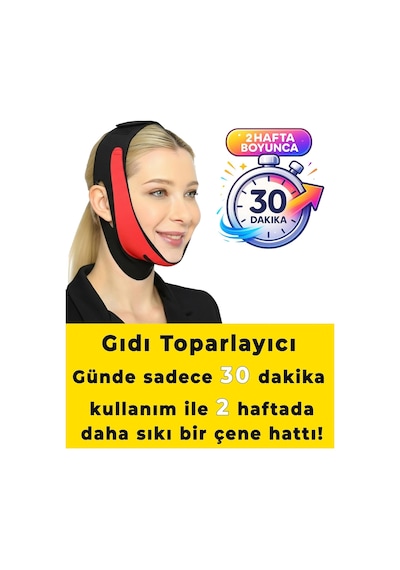 Yüz Korsesi Çene Boyun Bandı, Horlama Önleyici Ve Gıdı Toparlayıcı Maske, Unisex -