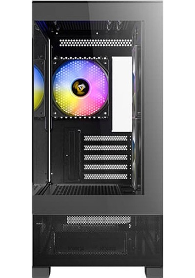 Antec Cx500m Argb Black Temperli Camlı 3x Argb Fanlı Mini Tower Matx Gaming Kasa