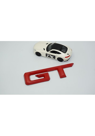 Dk Tuning Mustang Gt Bagaj Kırmızı Logo Arma Ford İle Uyumlu