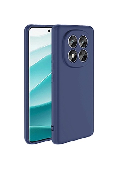 Newface - 760 - Xiaomi Redmi Note 14 Pro 5g Kılıf Nano İçi Kadife Silikon - Csmo-tex - - Lacivert