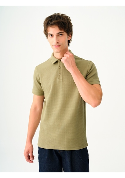 LOFT Regular Fit Erkek Polo K.kol Lf2037178 Q1.v1 Haki
