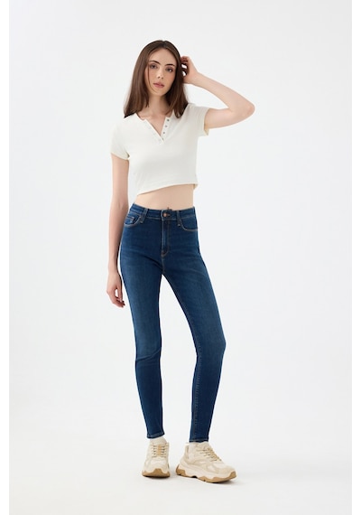 Loft Natalie Minael Kadın Jean Pantolon Mavi