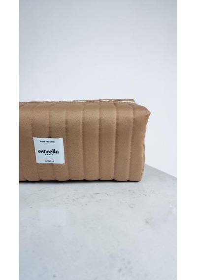 Estrella Paris Seul Dy-son Airwrap Ve Tüm Saç Şekillendiriciler İçin Xl Boy Çanta Seyahat Çantası Camel
