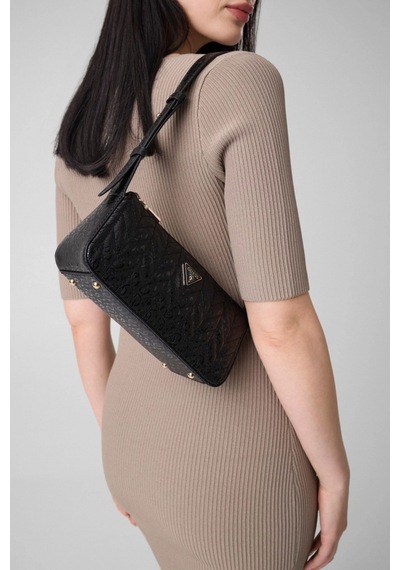 Guess Stacey Küçük Kadın Siyah Omuz Çantası Hwgg9741720-bla