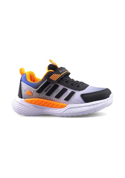 Trendyshose 020 Rahat Yumusak Anorak Spor Garantili Ayakabı Siyah-oranj Siyah - Turuncu