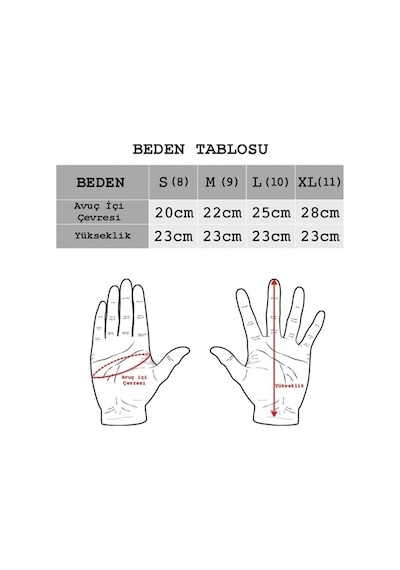 Hakiki Kuzu Derisi Erkek Eldiven-Siyah