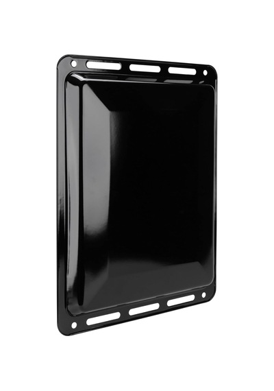 Ankastre Emaye Fırın Tepsisi 46,0x36,5x3cm Bosch Siemens Beko Arçelik Vestel Profilo Uyumlu Siyah Renk Diğer