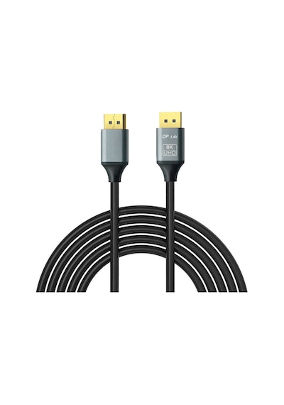 Wozlo 8k Displayport 1.4 Kablo 32,4gbps, 8k 30hz, 5k 60hz, 4k 120hz 2160p Hdr Freesync Ve G-sync - 1.8 M
