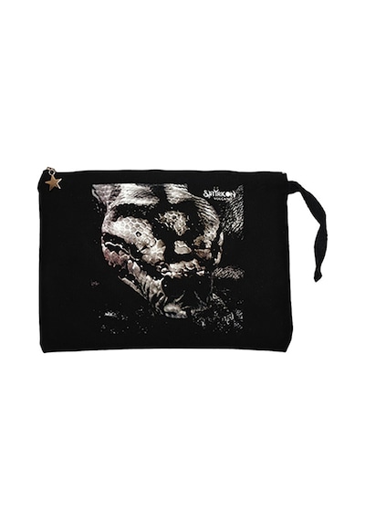Satyricon Volcano Siyah Clutch Astarlı Cüzdan / El Çantası Siyah