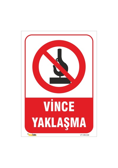 VİNCE YAKLAŞMA LEVHASI VİM 039