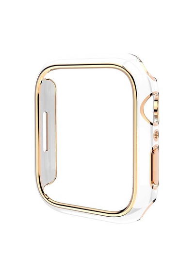 Apple Watch 44mm Uyumlu Sert Pc Koruyucu Watch Gard 06 - Mavi - T22597